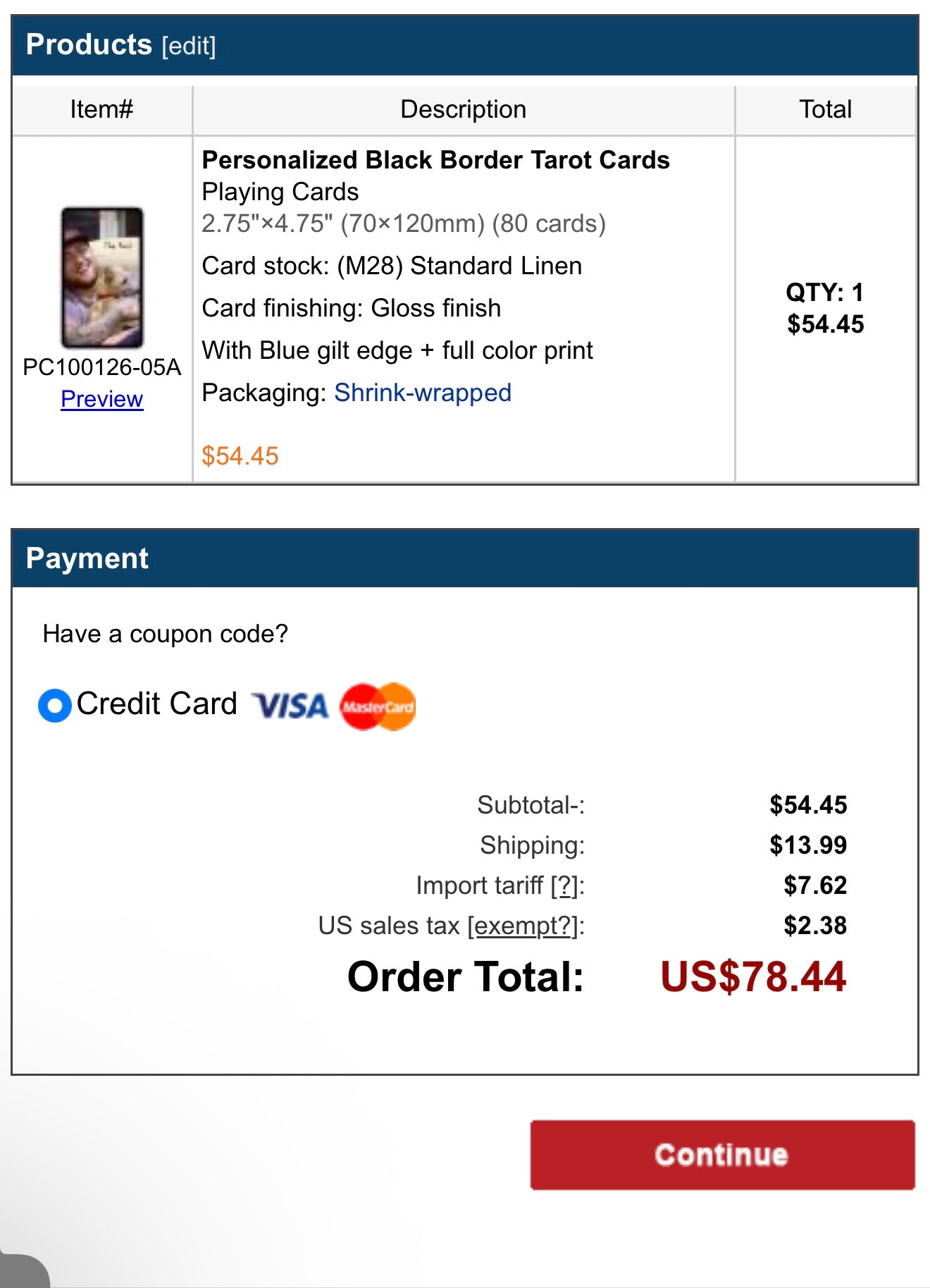 Memento Mori: A Mac Miller Tribute Tarot (Special Gilded Edition) Handmade