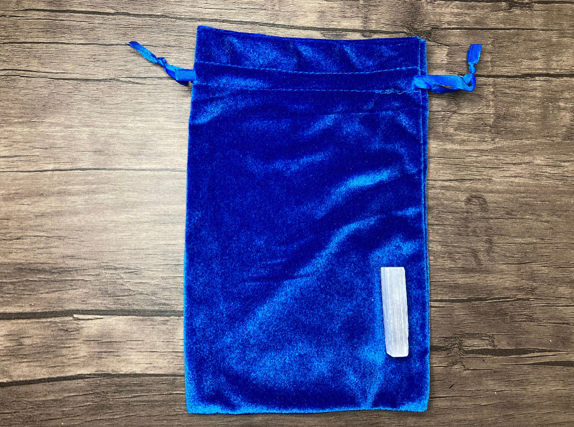Crushed Velvet/Velour Tarot Bags