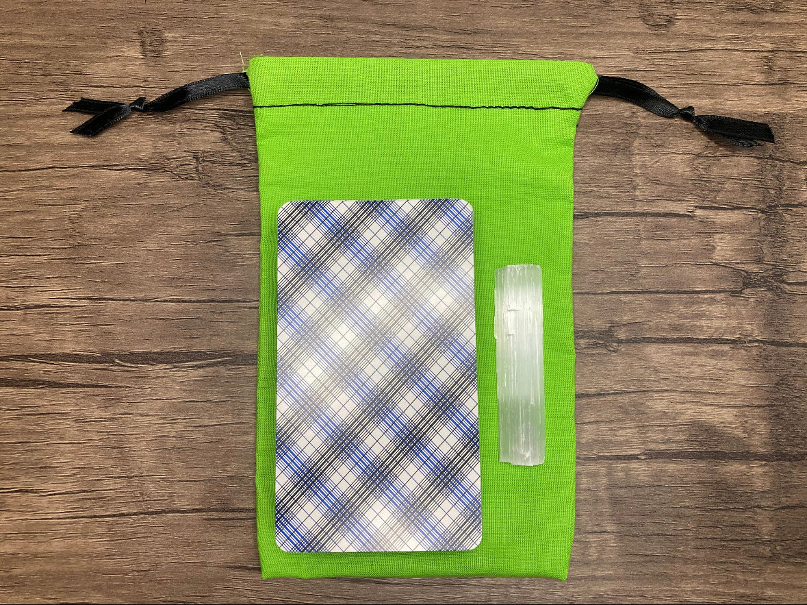 Handmade Tarot Bag (Solid Neons) | Cotton Tarot Bag