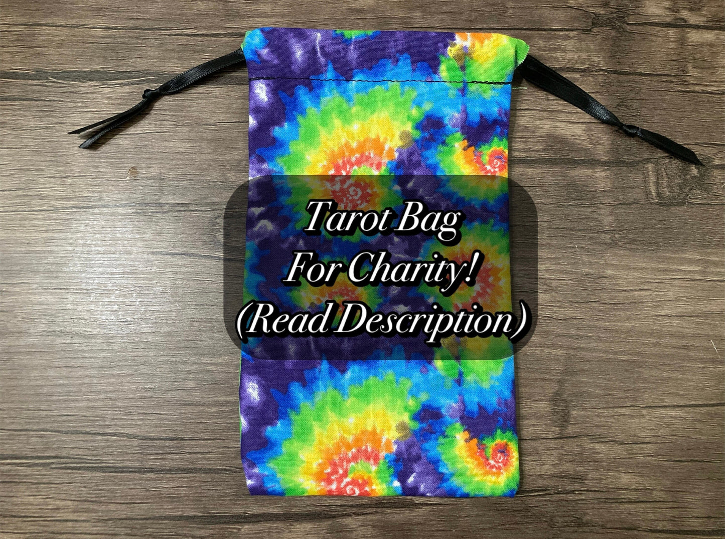 Handmade Cotton Tarot Bag (For Charity #5 Tie Dye)