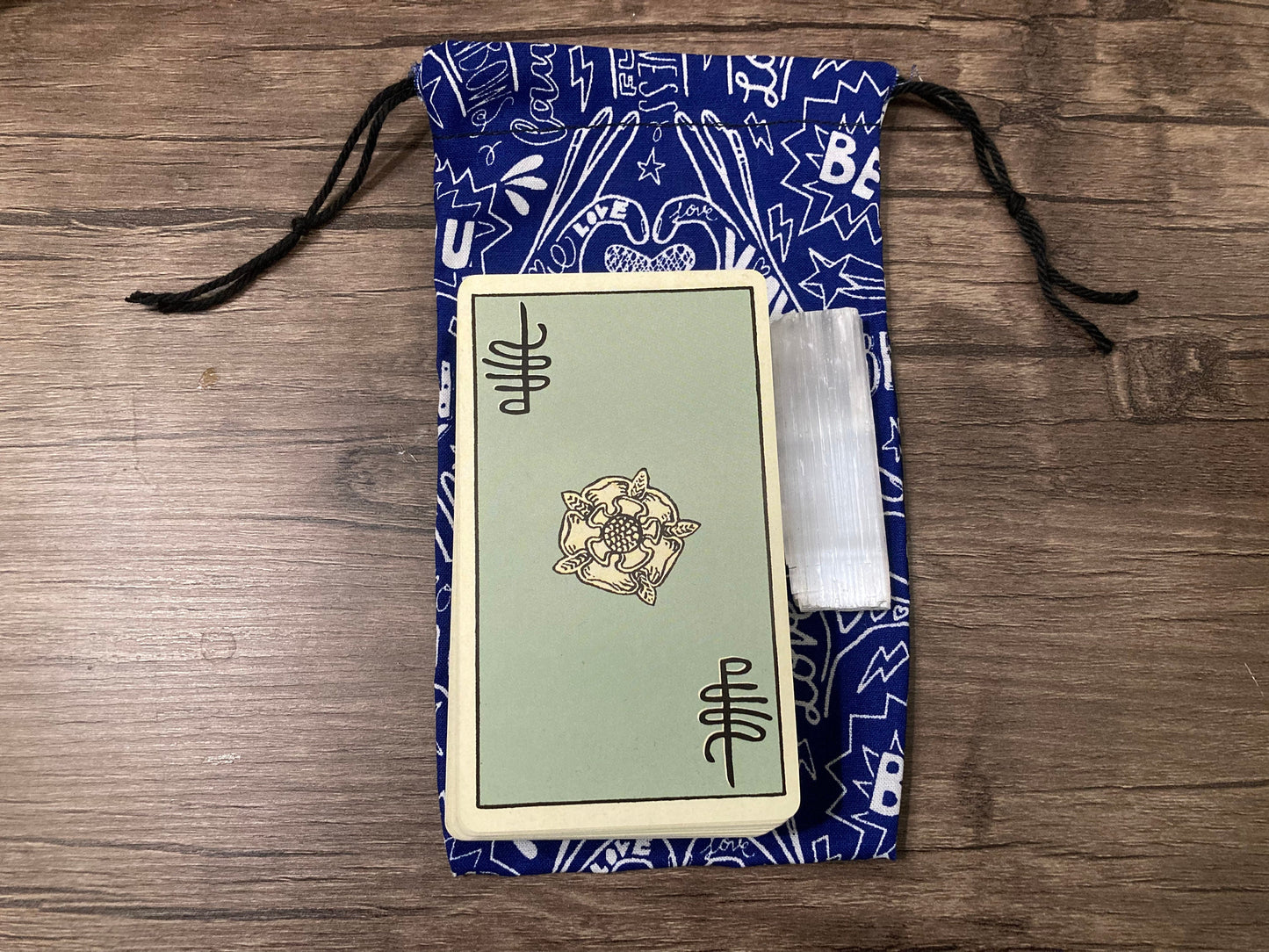 Handmade Tarot Bag | Heart Hands