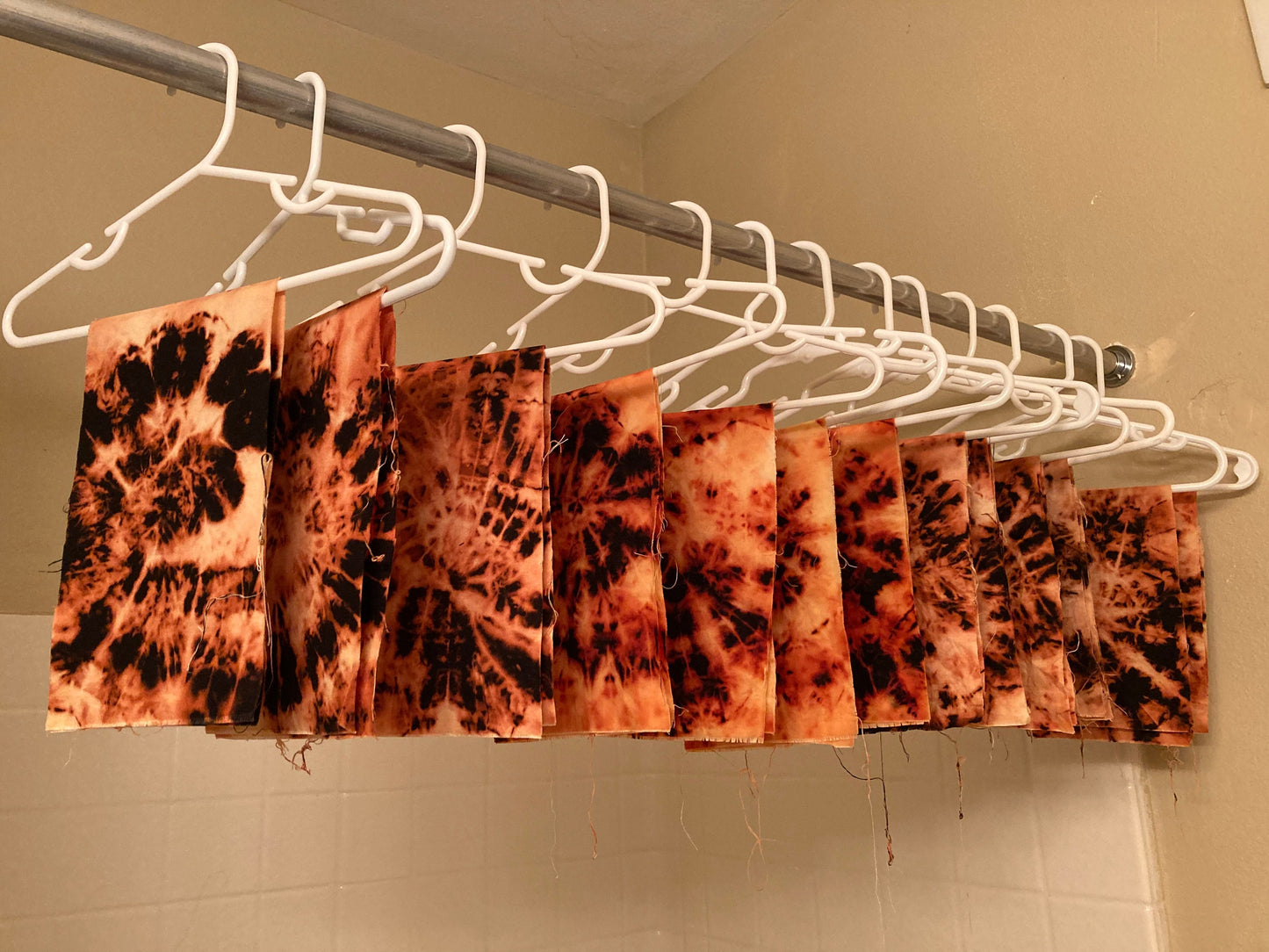 Handmade Bleach Dyed Cotton Tarot Bag