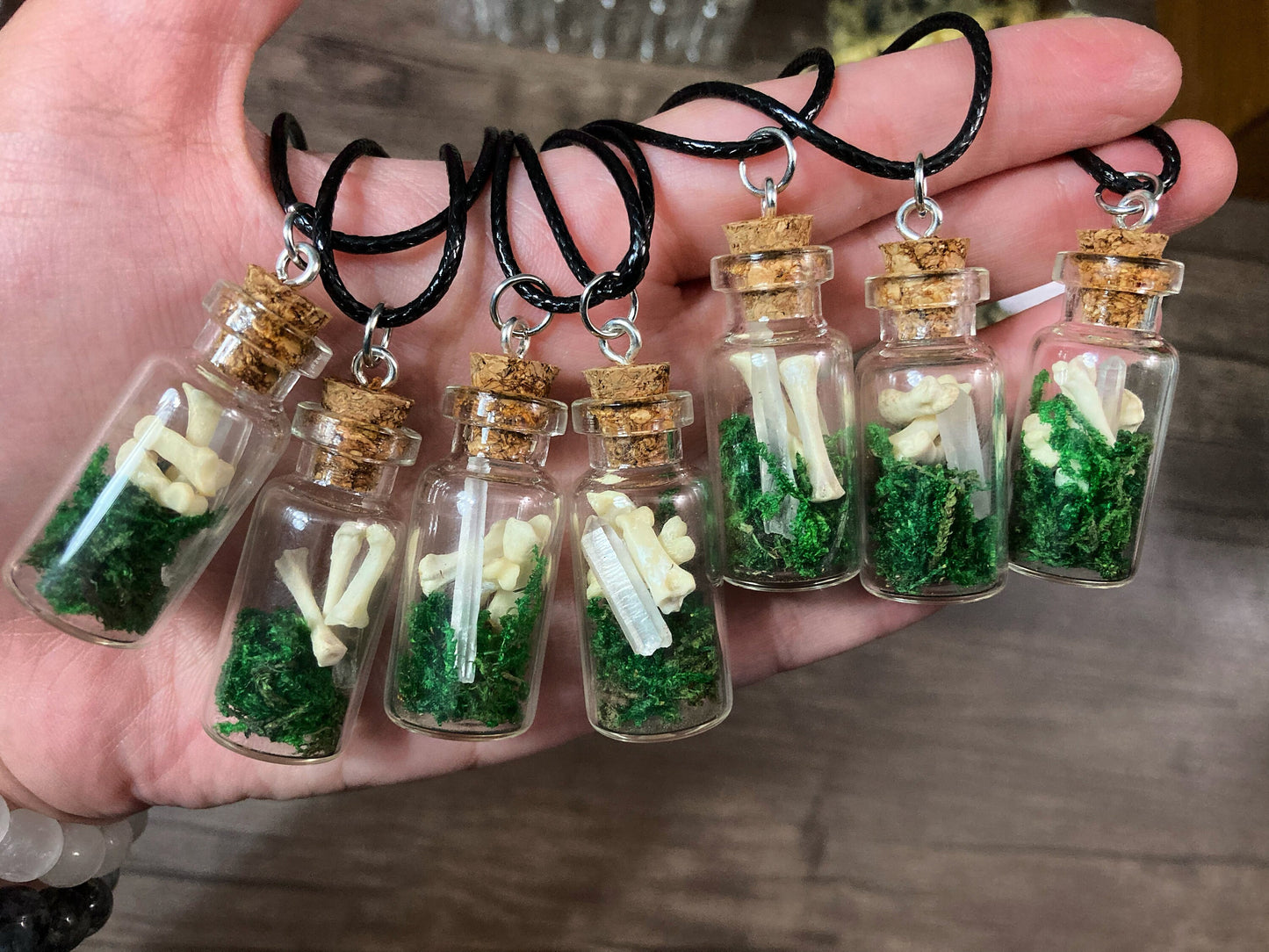 Witches Terrarium Jar Necklace