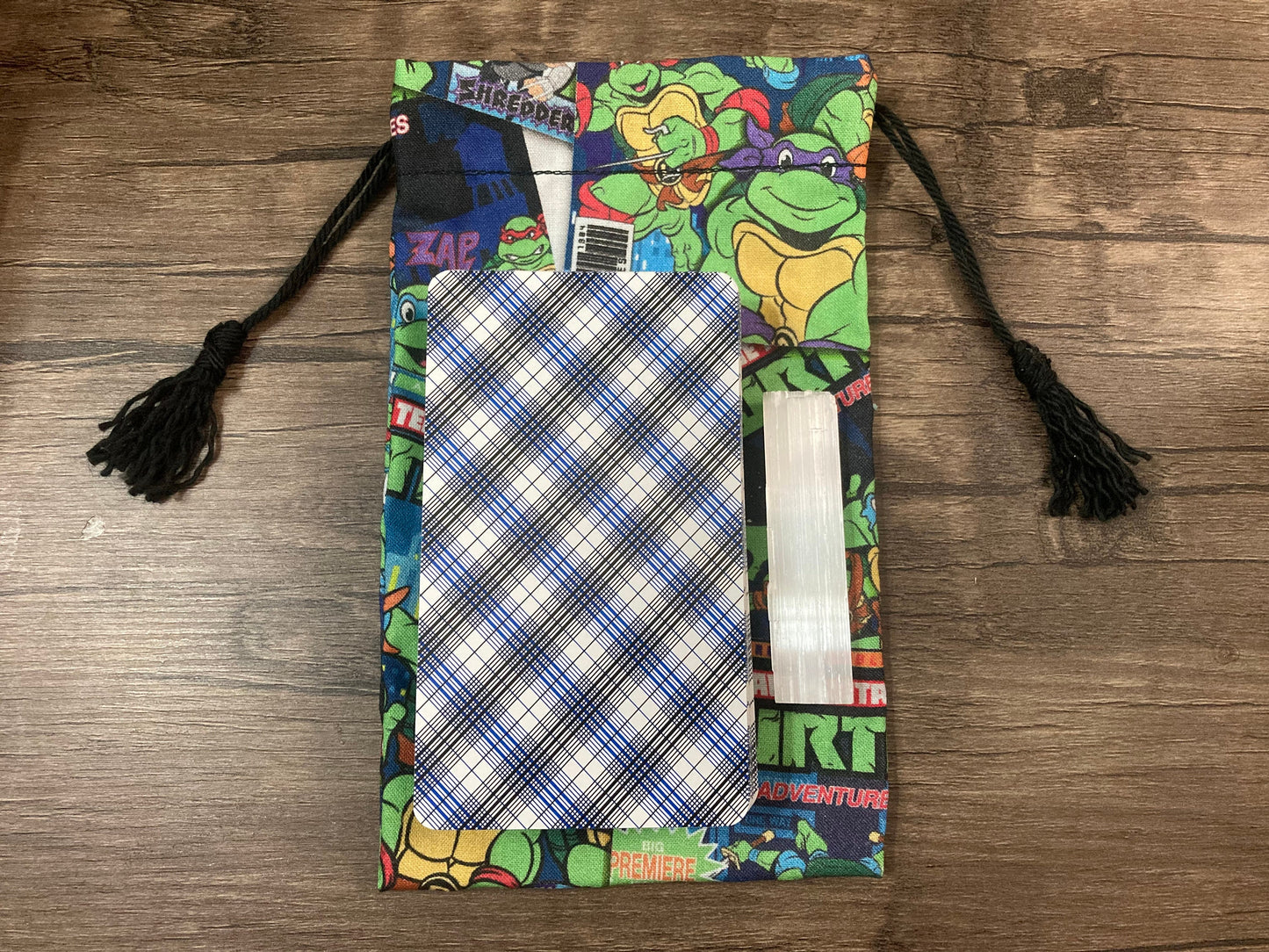 Handmade Cotton Tarot Bag | Turtles