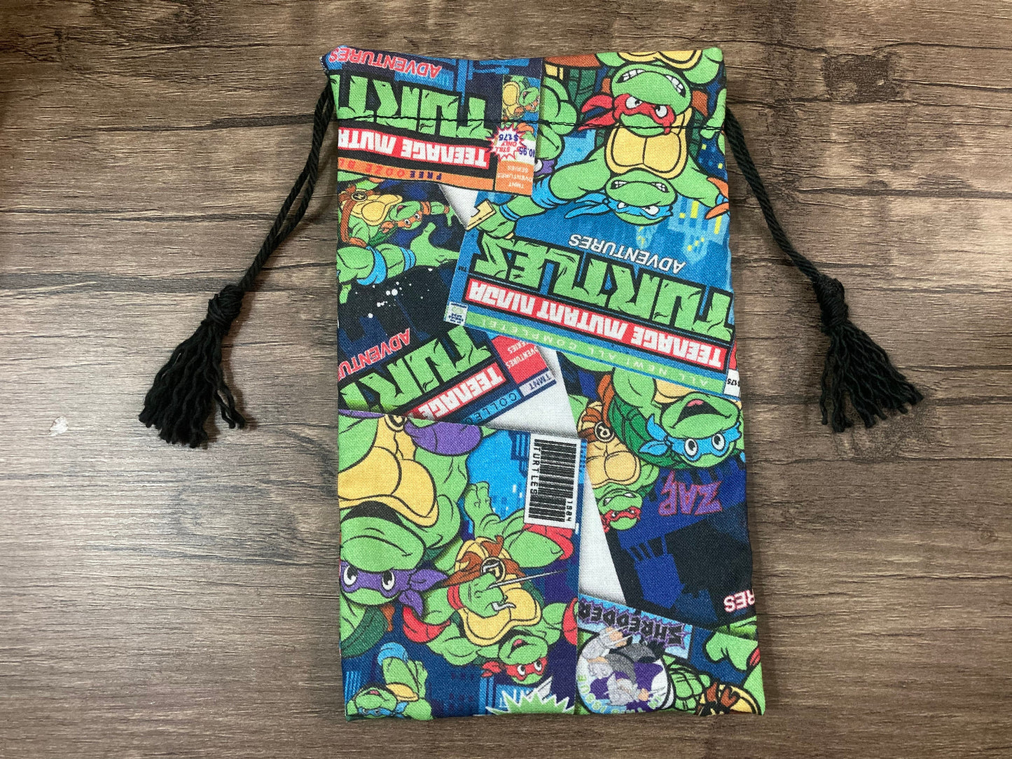 Handmade Cotton Tarot Bag | Turtles