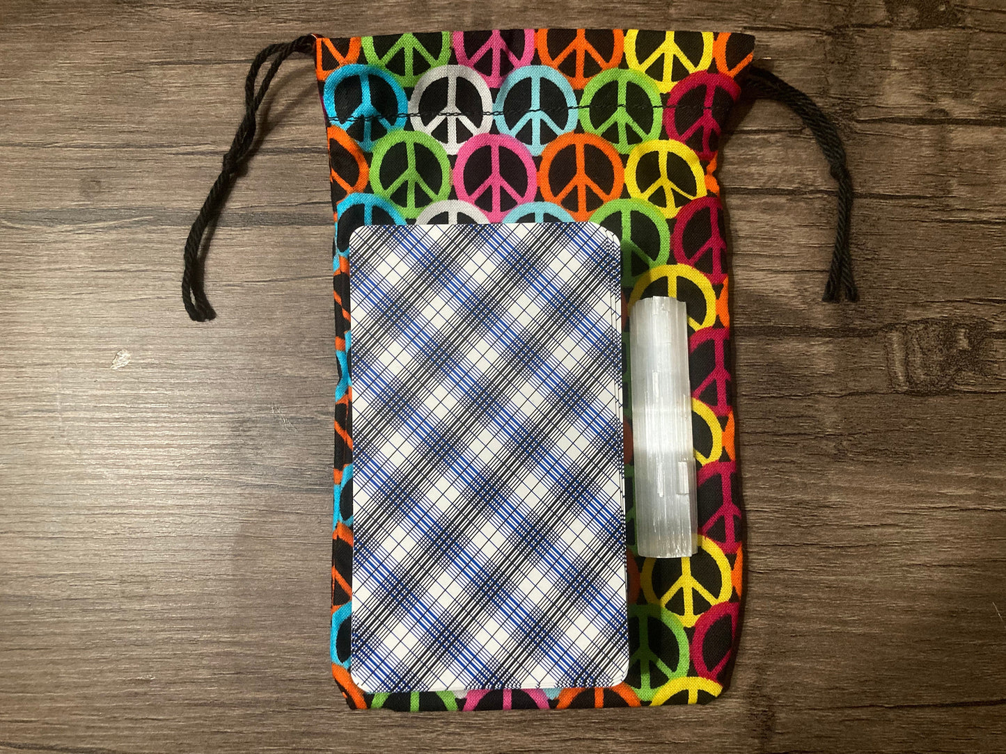 Handmade Cotton Tarot Bag (For Charity #3 Peace)