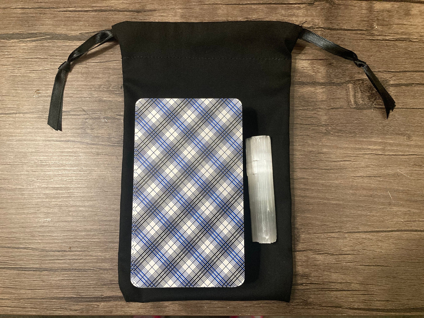 Handmade Cotton Tarot Bag | Classic Black