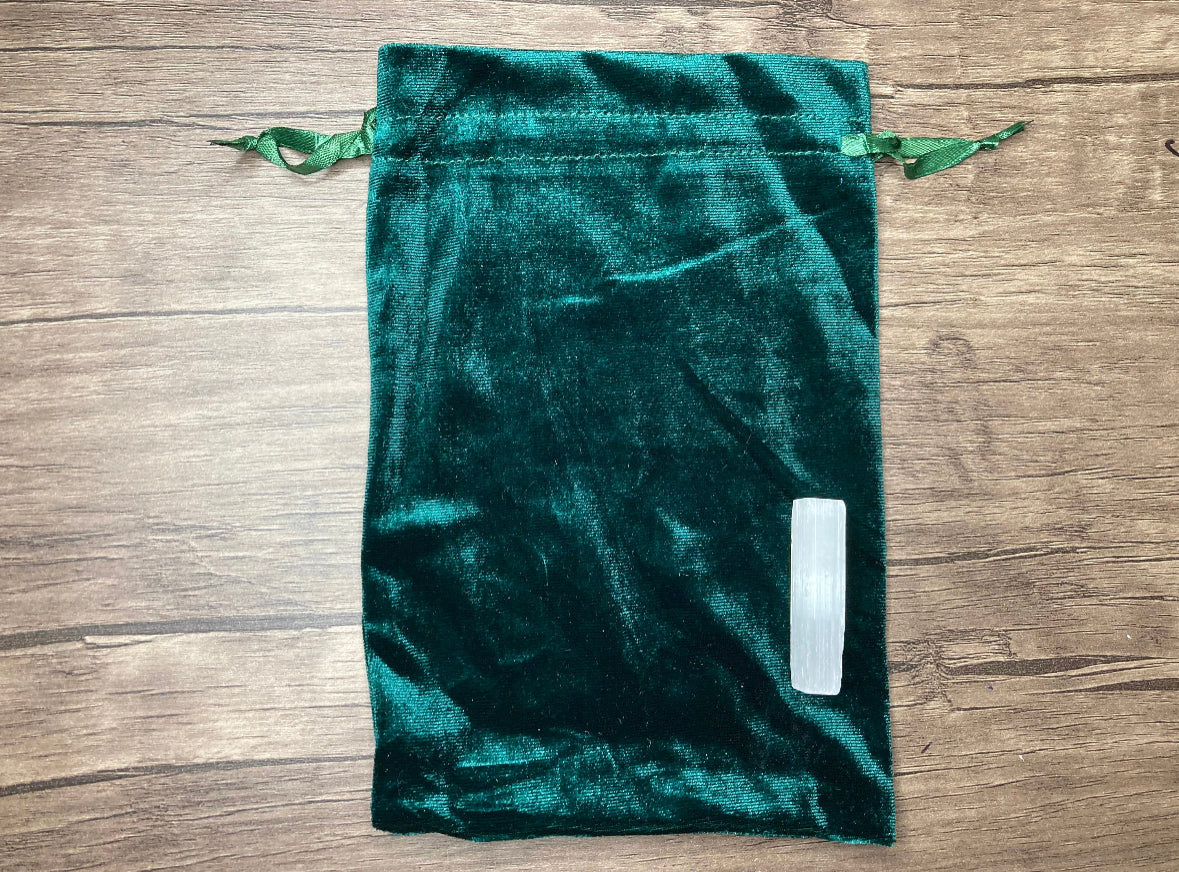 Crushed Velvet/Velour Tarot Bags