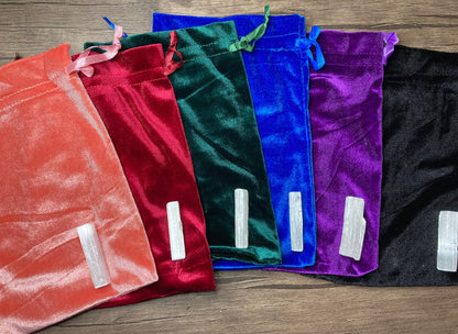 Crushed Velvet/Velour Tarot Bags