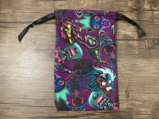 Handmade Cotton Tarot Bag | Villains