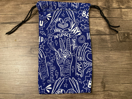 Handmade Tarot Bag | Heart Hands