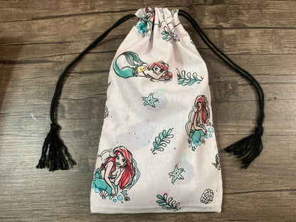 Handmade Cotton Tarot Bag | Mermaid and Fish