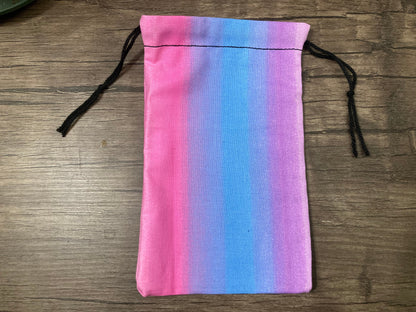 Handmade Cotton Tarot Bag | Pink Ombre