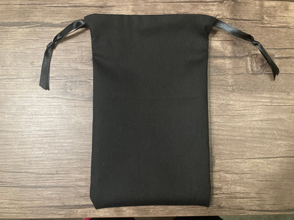 Handmade Cotton Tarot Bag | Classic Black